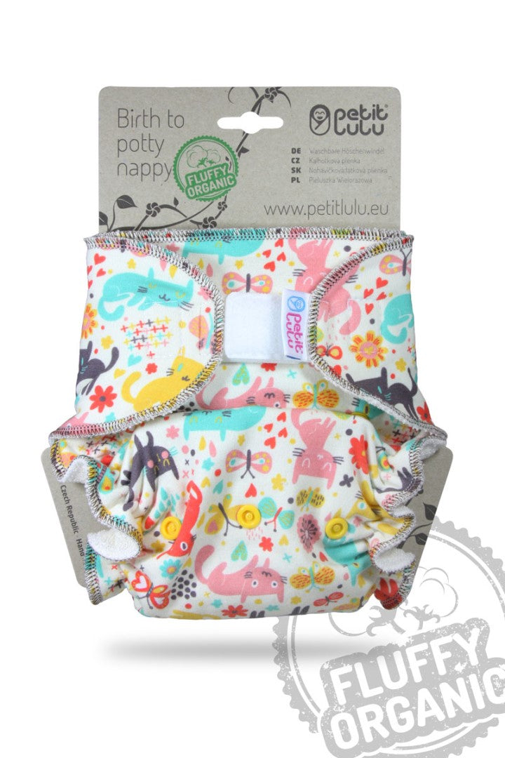 Petit Lulu Maxi Night Fluffy Organic - Klittenband