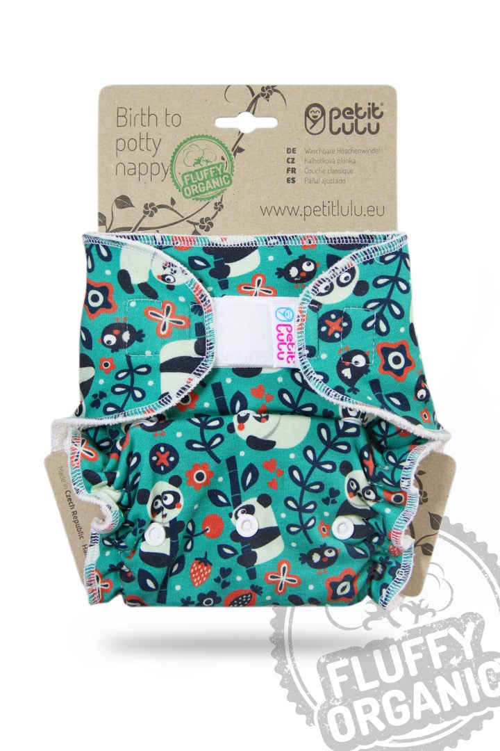 Petit Lulu Maxi Night Fluffy Organic - Klittenband