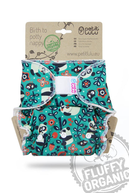Petit Lulu Maxi Night Fluffy Organic - Klittenband