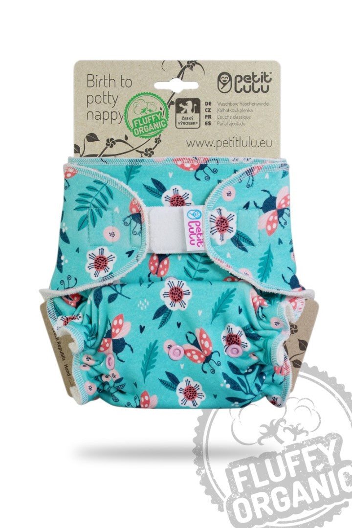 Petit Lulu Maxi Night Fluffy Organic - Klittenband