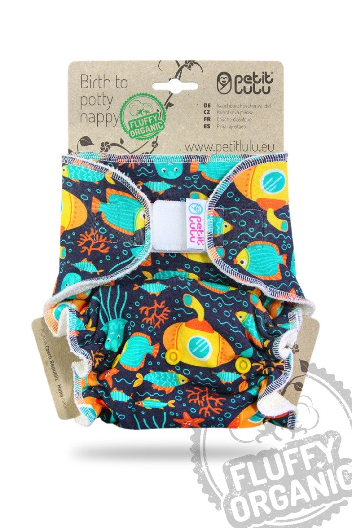 Petit Lulu Maxi Night Fluffy Organic - Klittenband