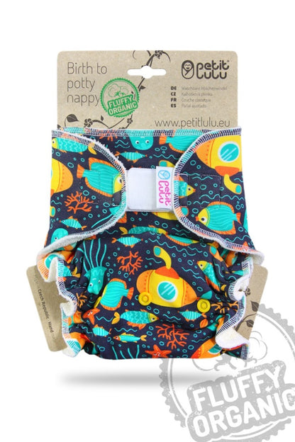 Petit Lulu Maxi Night Fluffy Organic - Klittenband