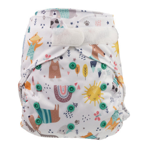Blümchen Overbroekje Velcro Stripy Elk